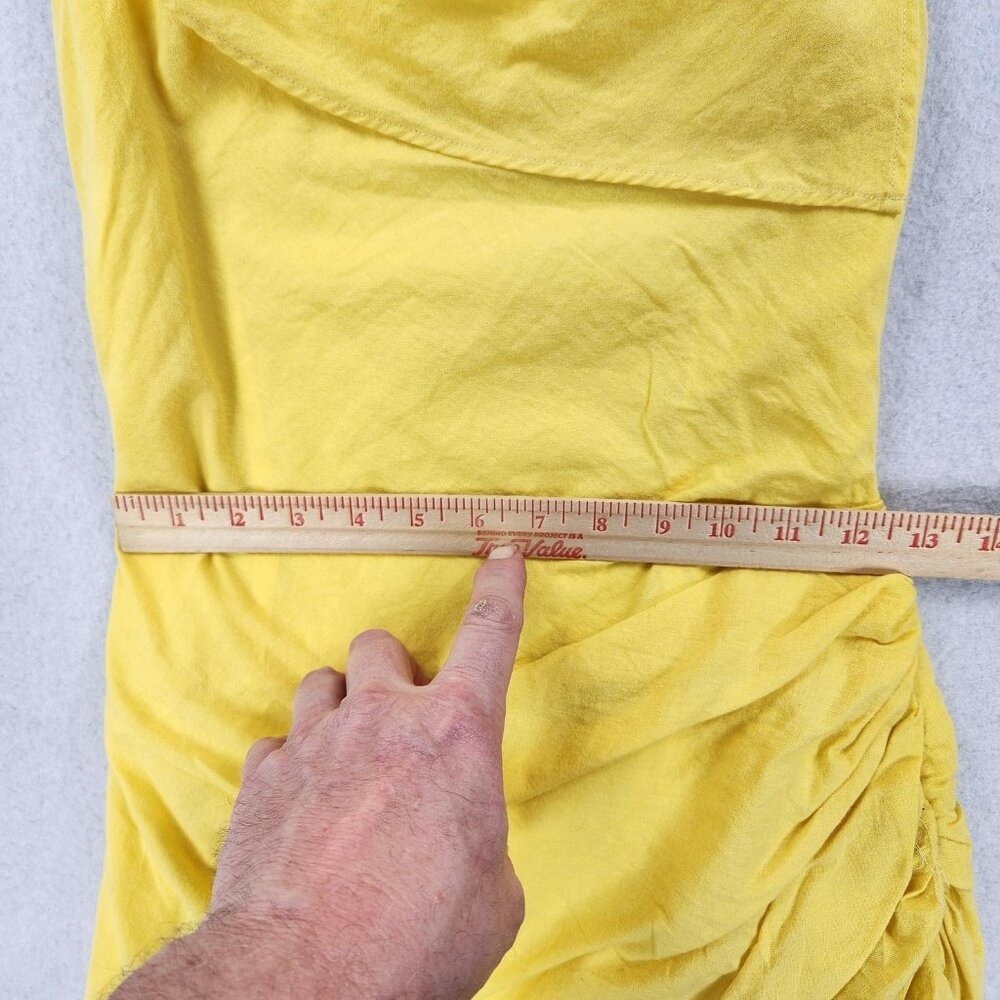 Jacquemus Dress Womens 38 US6 Yellow Le Raphia La Robe Saudade Mini Bodycon - Picture 4 of 12